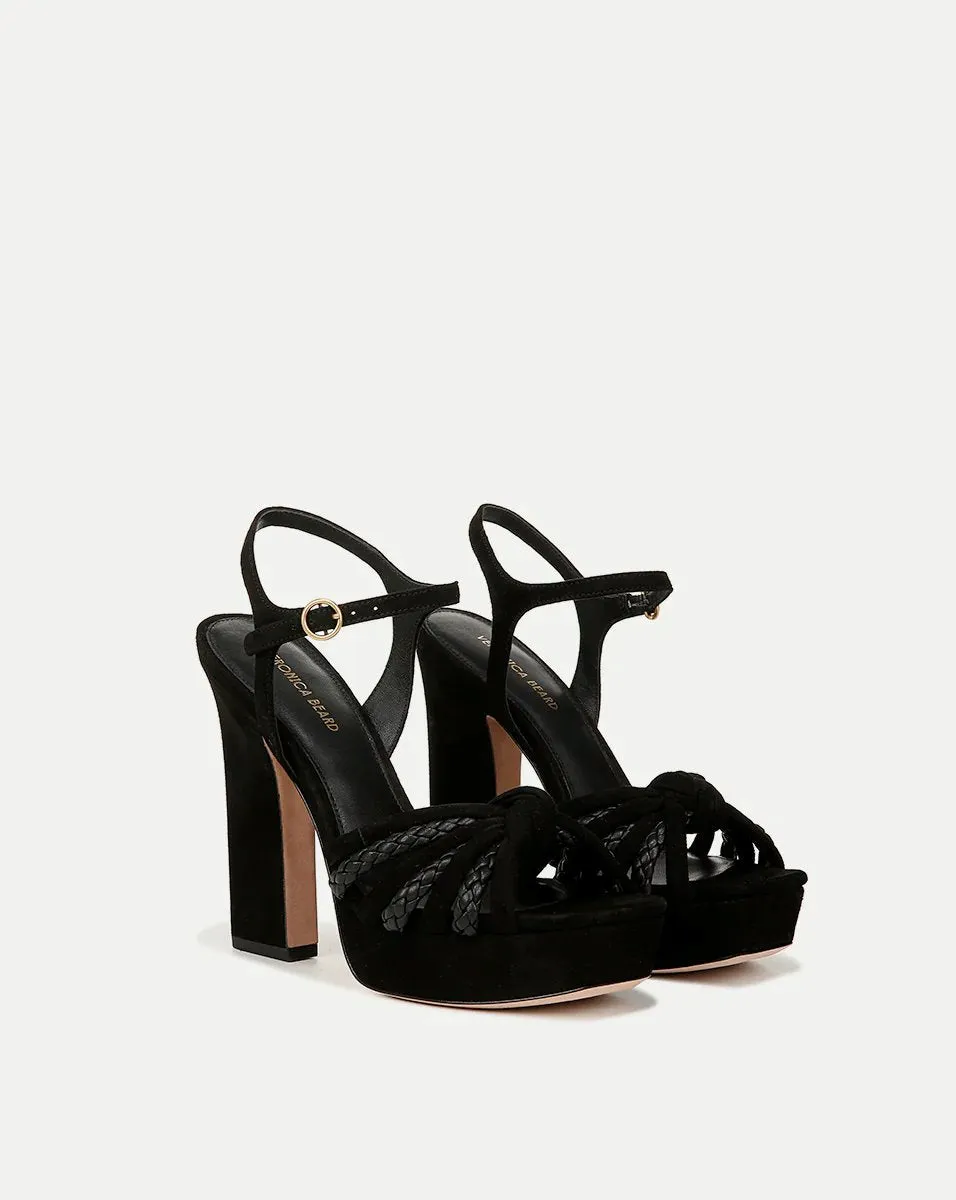 Flavia Platform Sandal Black