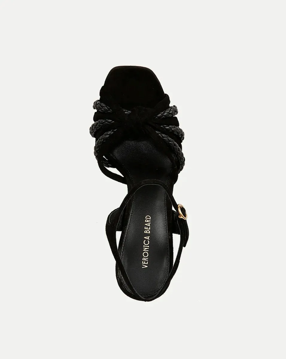 Flavia Platform Sandal Black