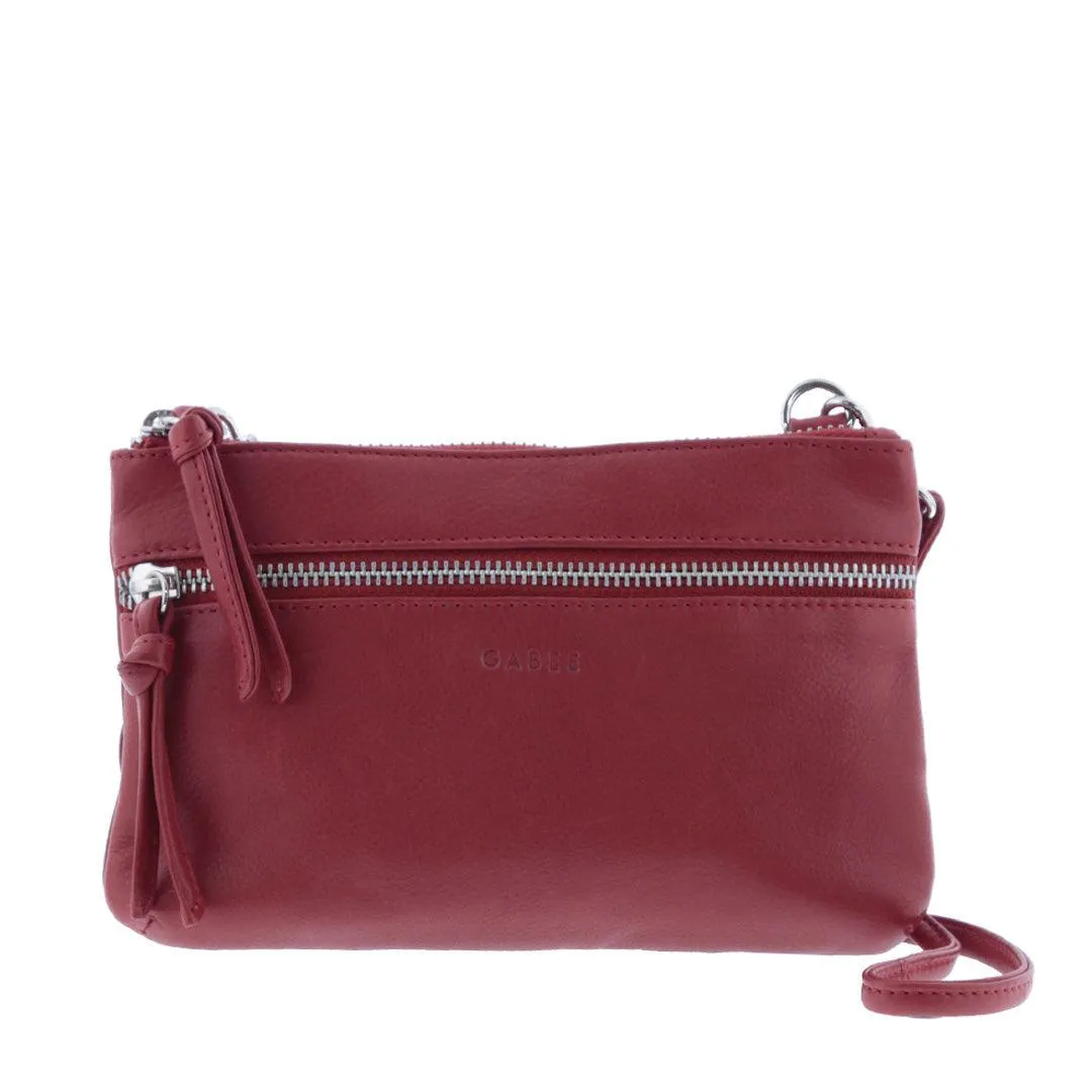 GABEE LEATHER ISSY CROSSBODY SHOULDER BAG