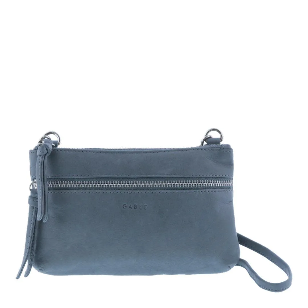 GABEE LEATHER ISSY CROSSBODY SHOULDER BAG