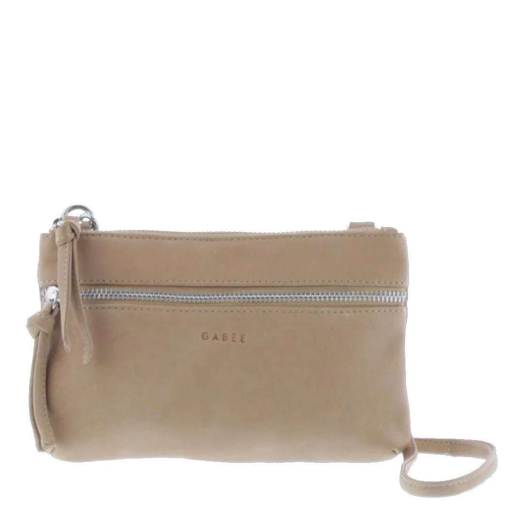 GABEE LEATHER ISSY CROSSBODY SHOULDER BAG