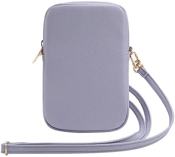 Guess 4G Zip Triangle Universal Wallet Phone Bag With Strap Purple - GUWBZPGSTEGU