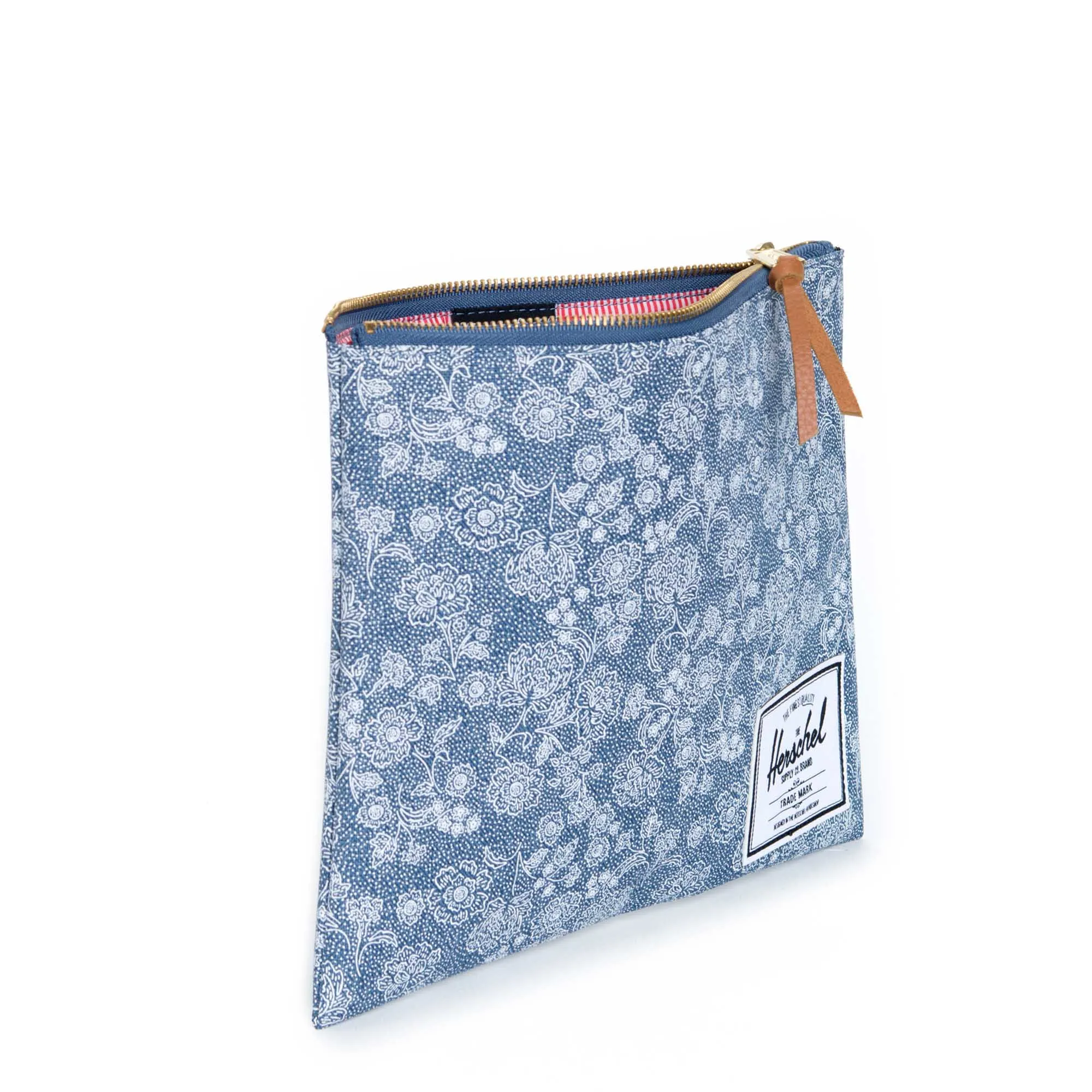 Herschel Large Network Pouch - Floral Chambray