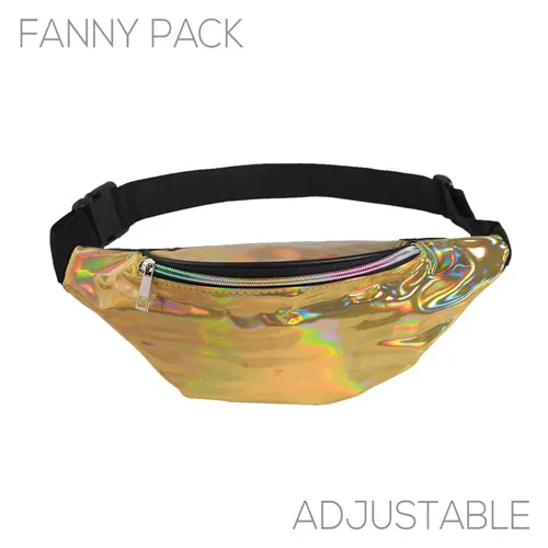 HOLOGRAPHIC FANNY PACK - IN 5 COLORS