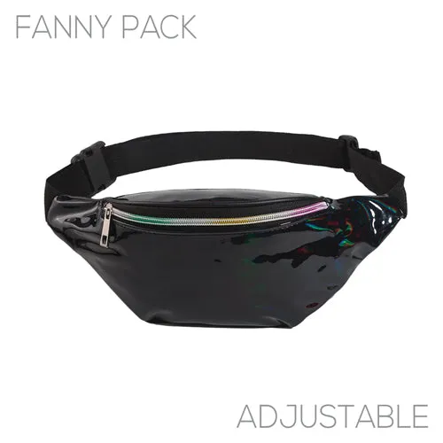 HOLOGRAPHIC FANNY PACK - IN 5 COLORS