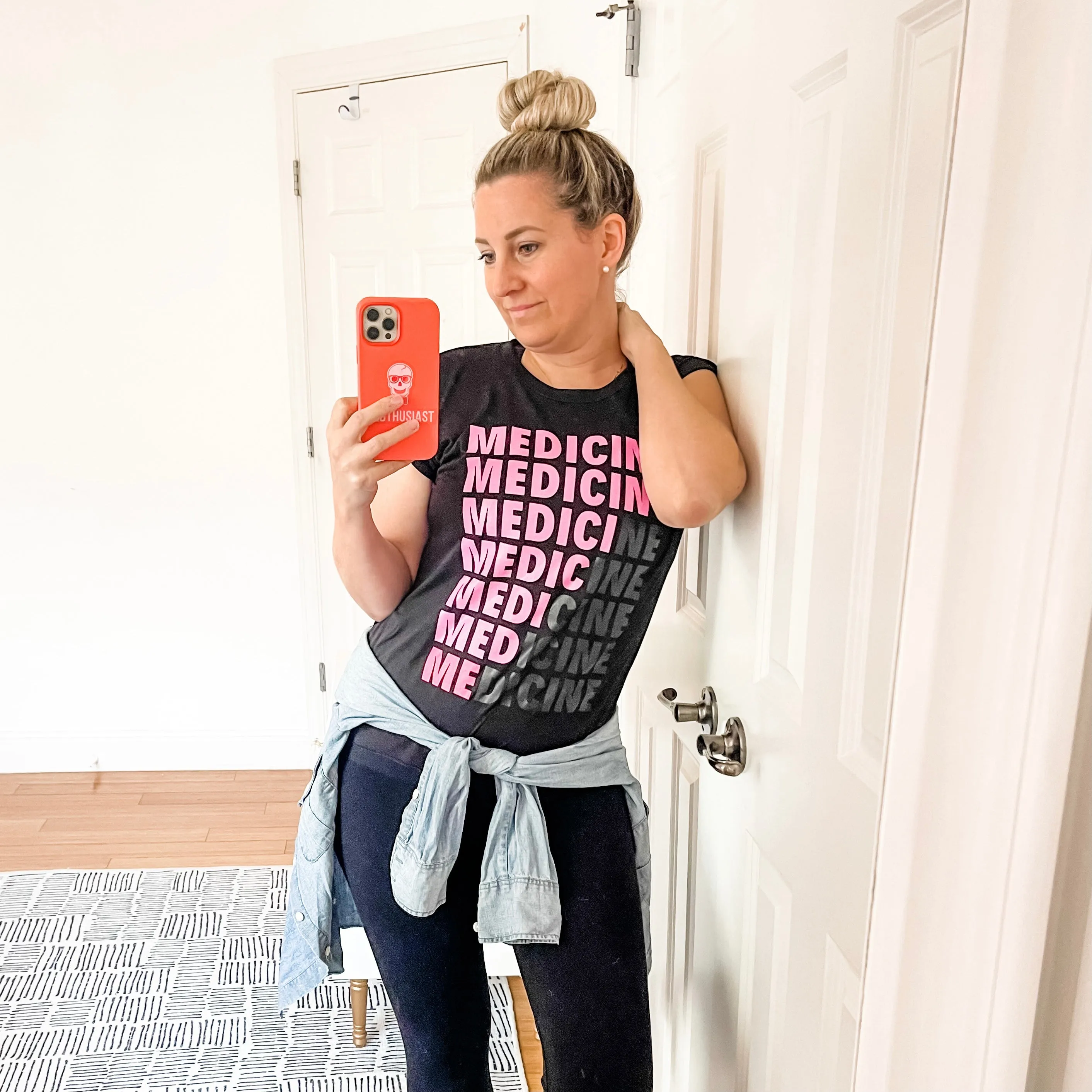 Hot Pink Medicine Hi-Low Tee - FINAL SALE