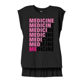 Hot Pink Medicine Hi-Low Tee - FINAL SALE