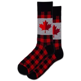 HOTSOX Men's Maple Leaf Crew Socks