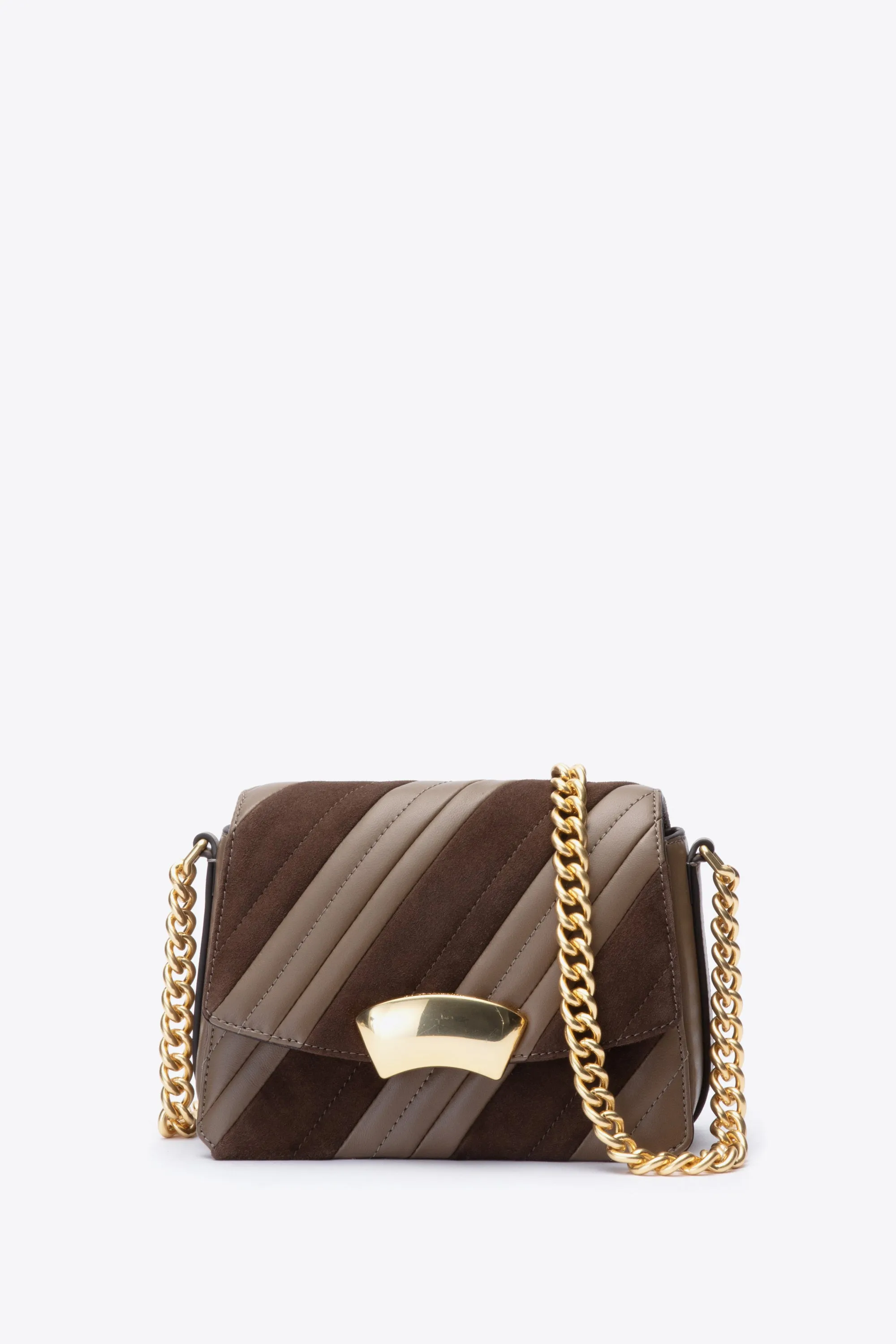 ID Quilted Shoulder Bag with Chain