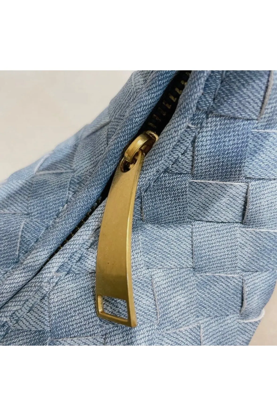 JODIE SMALL DENIM KNOT BAG