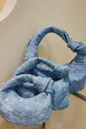 JODIE SMALL DENIM KNOT BAG