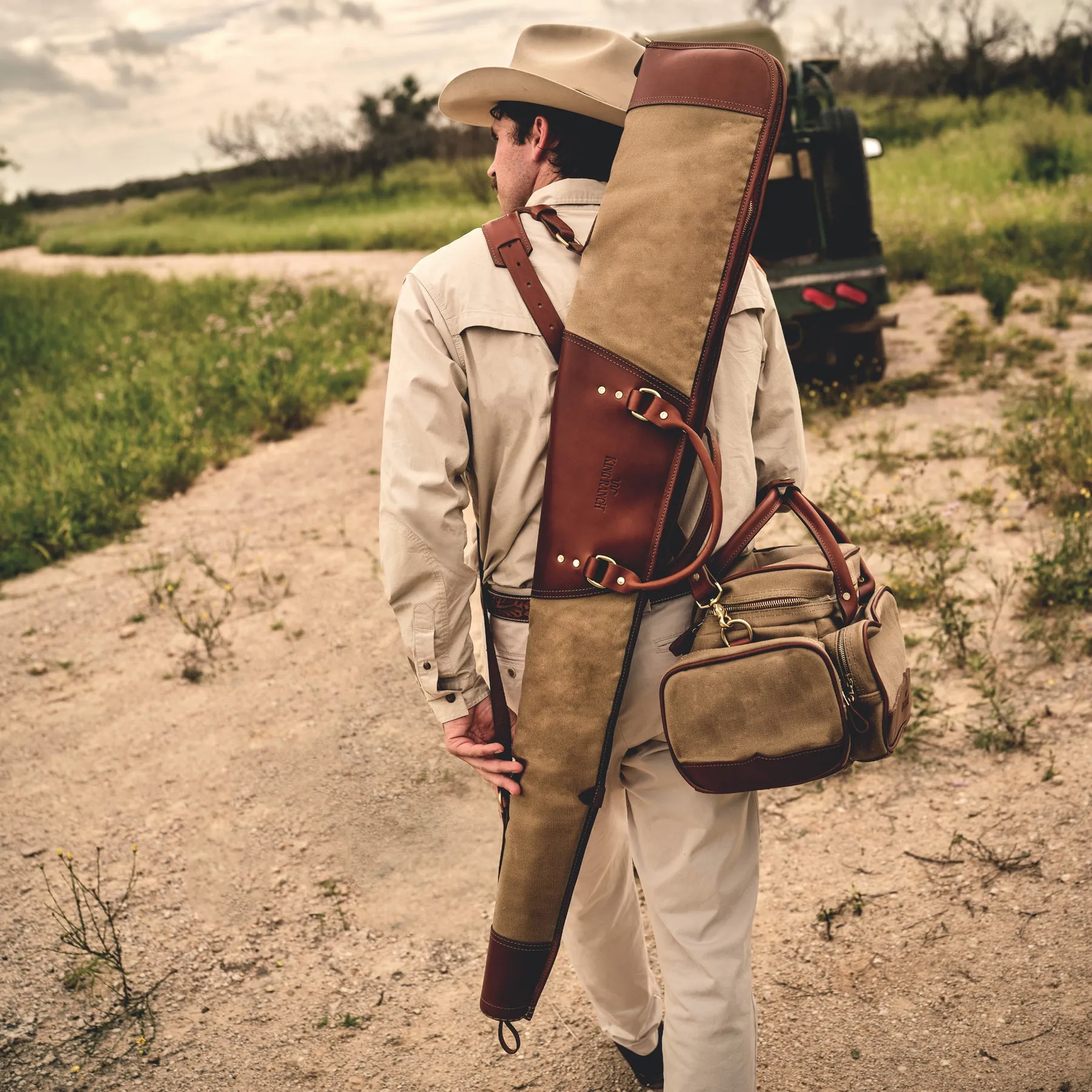 King Ranch Waxed Canvas Range Bag