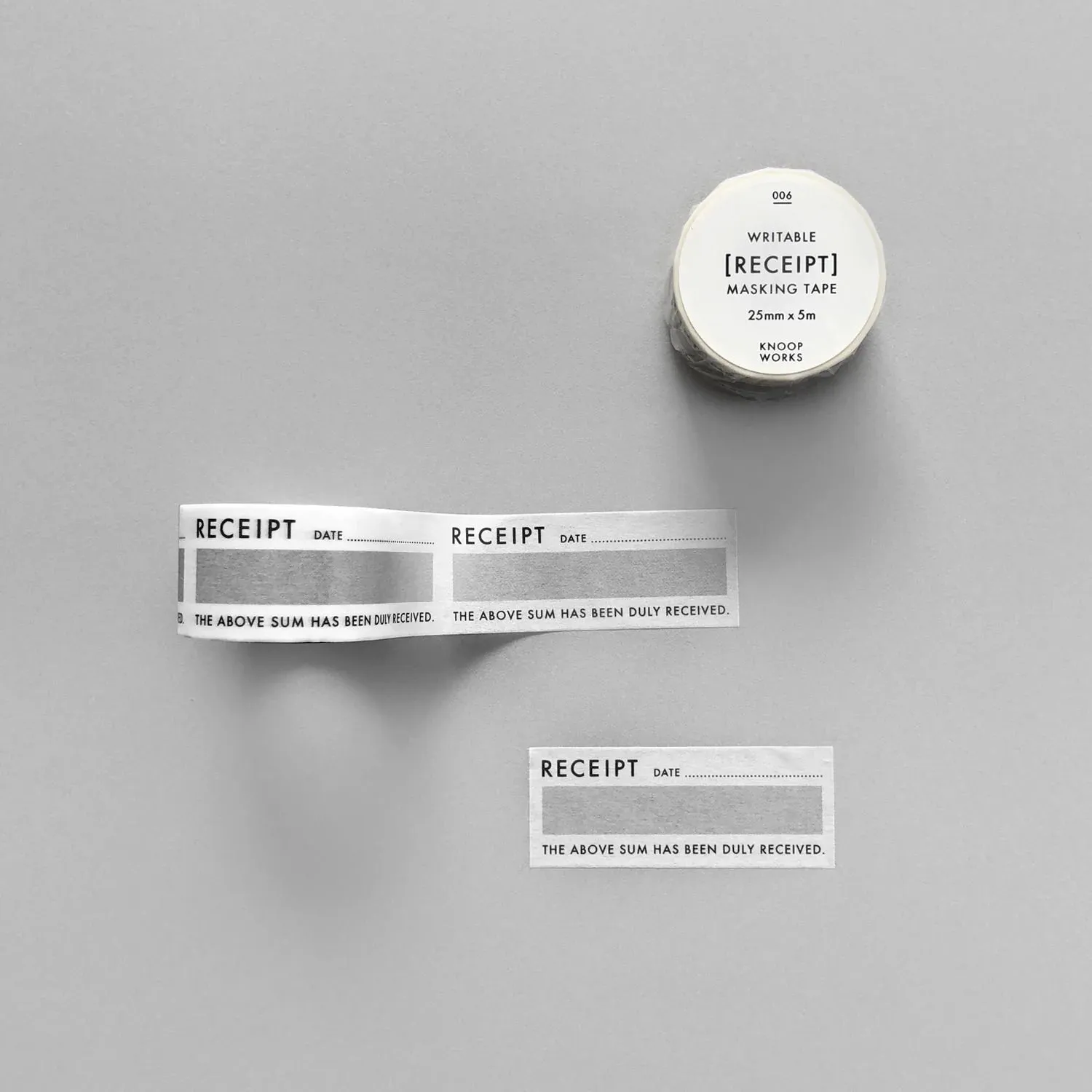 Knoop Works Receipt Washi Tape