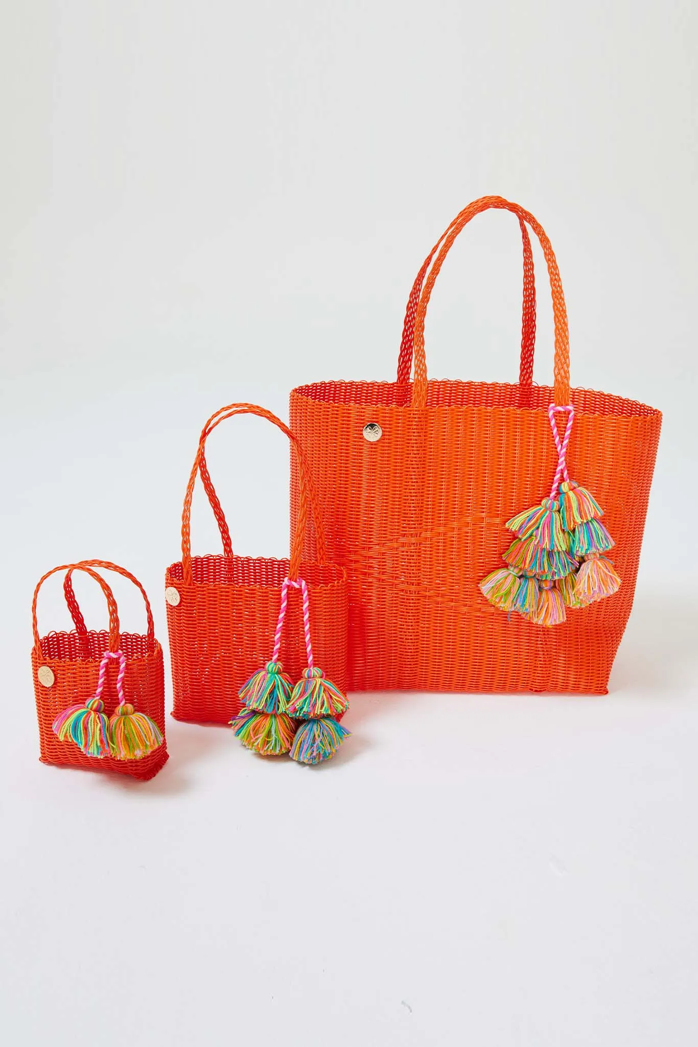 Las Guanacas Mini Bag in Tangerine