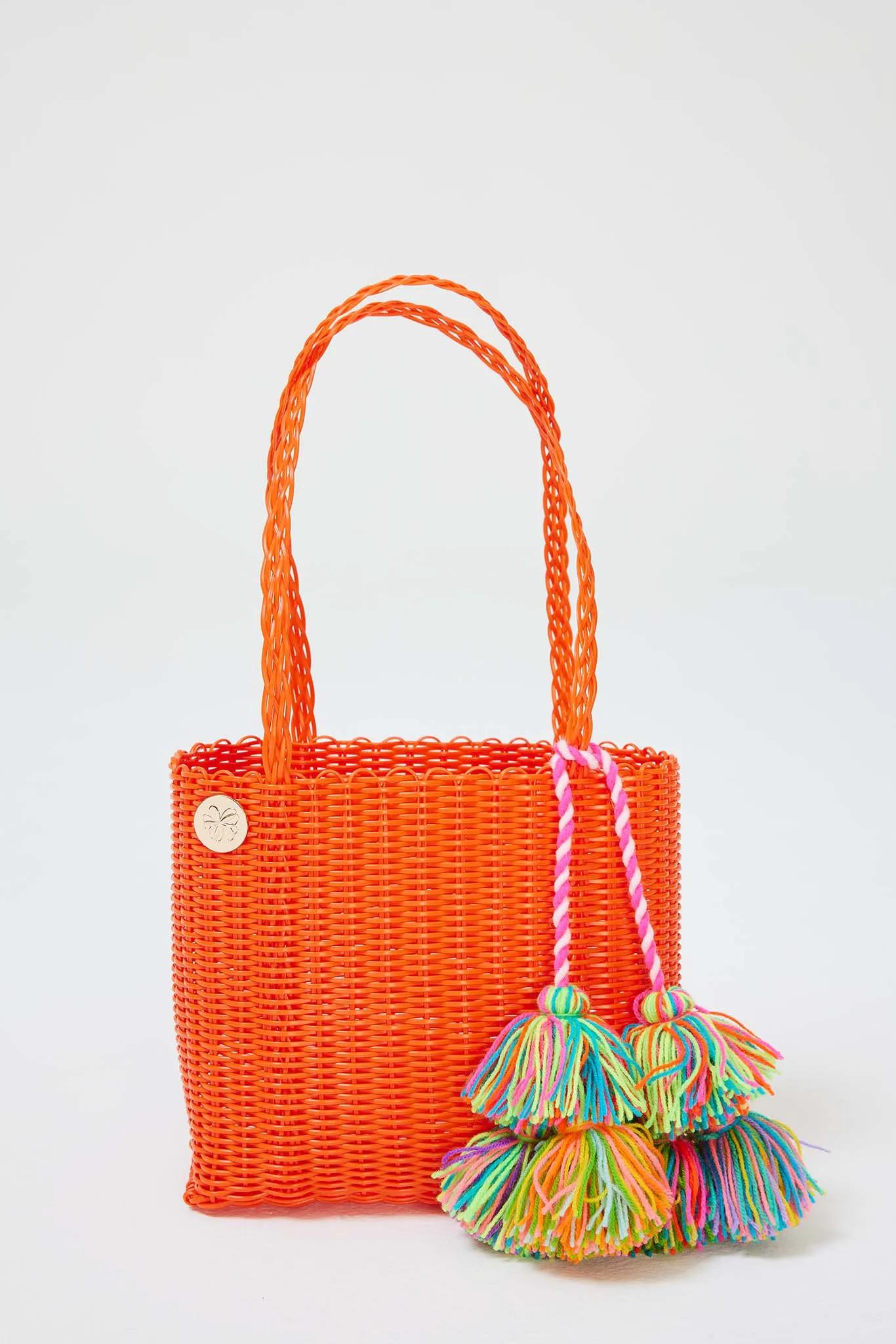 Las Guanacas Mini Bag in Tangerine