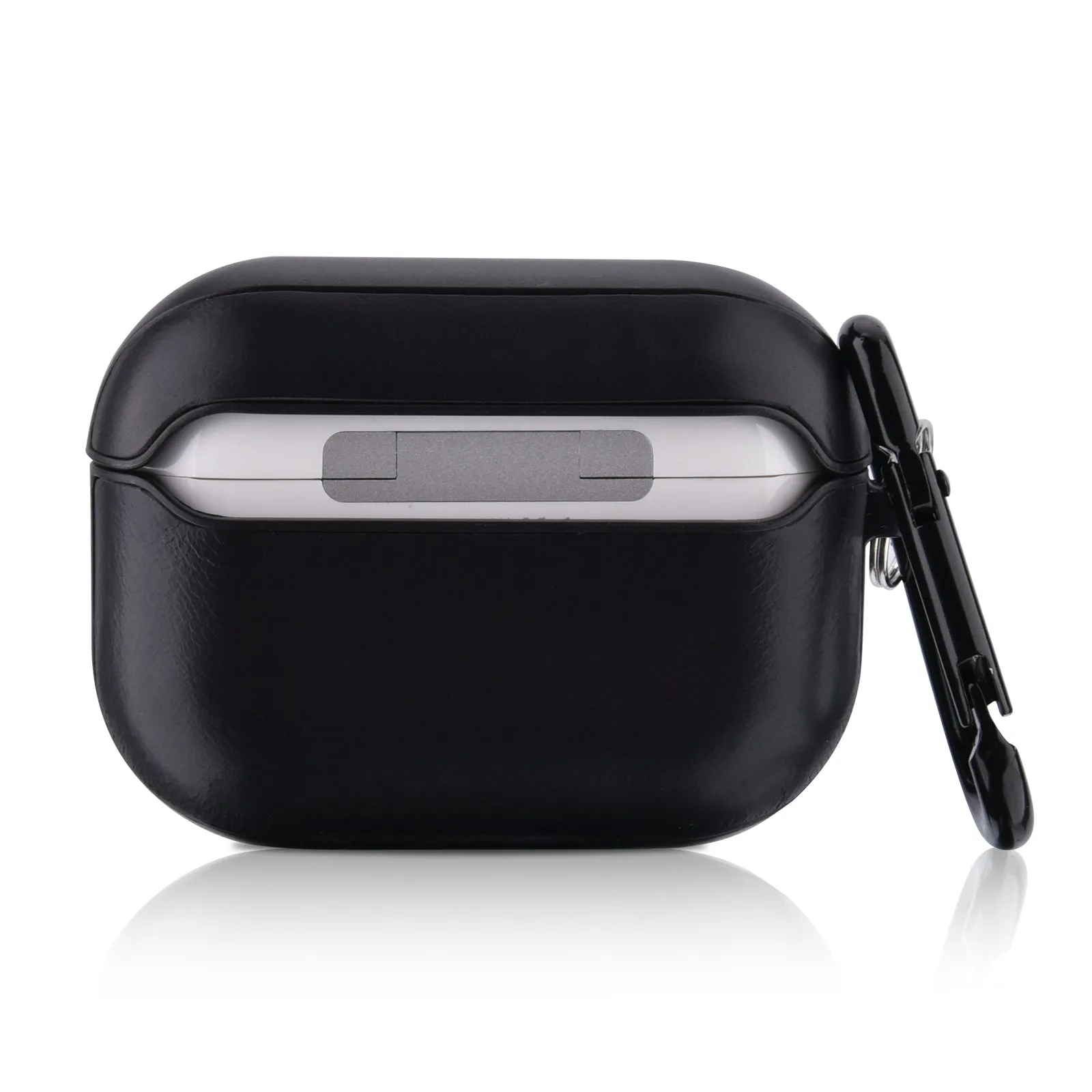 Leather & PC Case for Apple AirPods Pro with Keychain