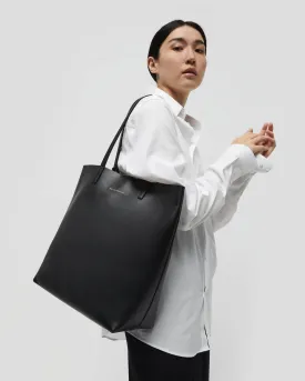 Logan Vertical Leather Tote