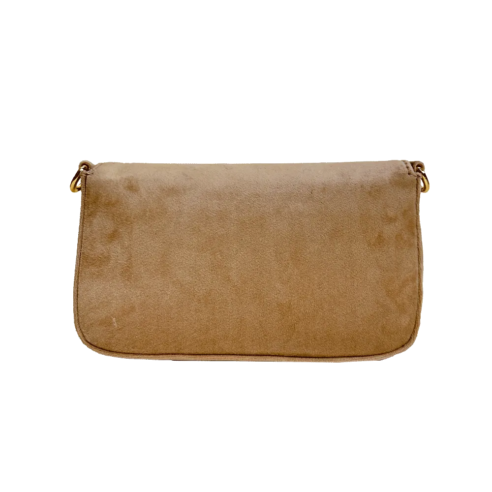 Louise Velvet Flap Bag