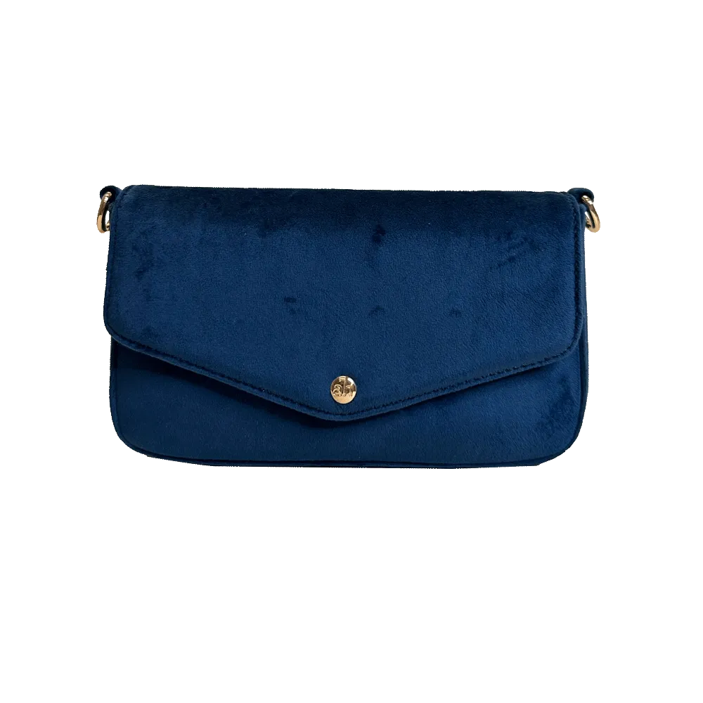 Louise Velvet Flap Bag