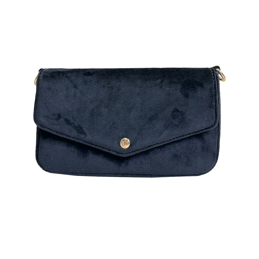 Louise Velvet Flap Bag