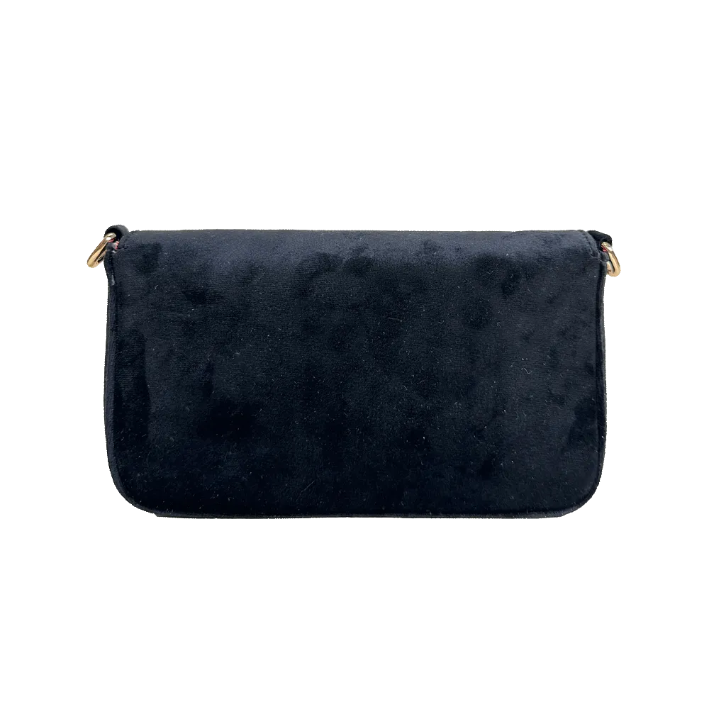 Louise Velvet Flap Bag