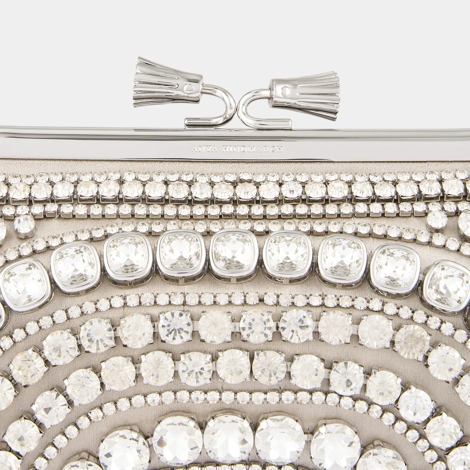 Maud Crystal Tassel Clutch