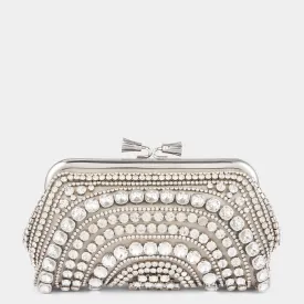 Maud Crystal Tassel Clutch