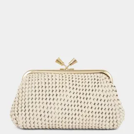 Maud Plaited Tassel Clutch