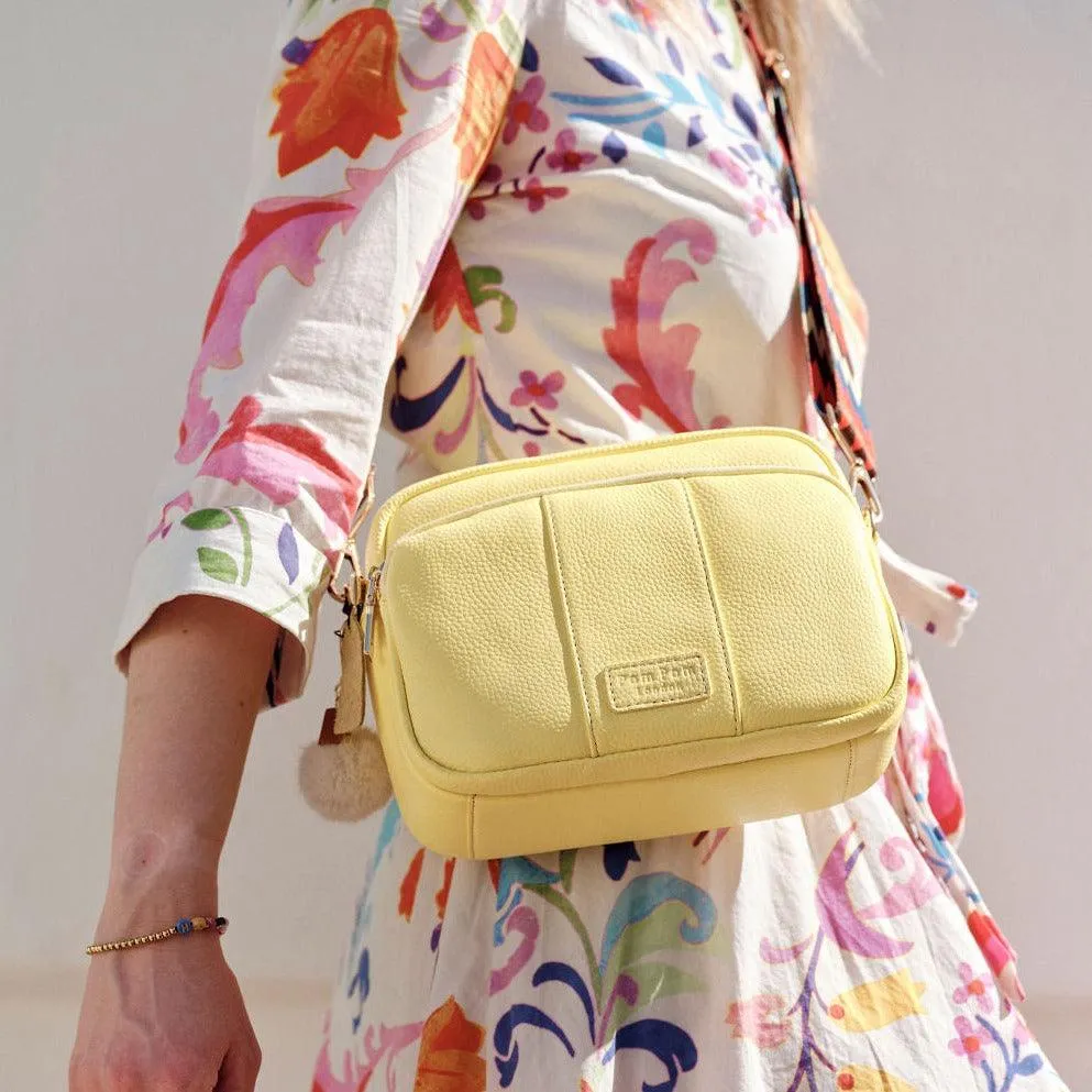 Deluxe Mayfair Bag in Sherbet Lemon Color with Additional Accessories