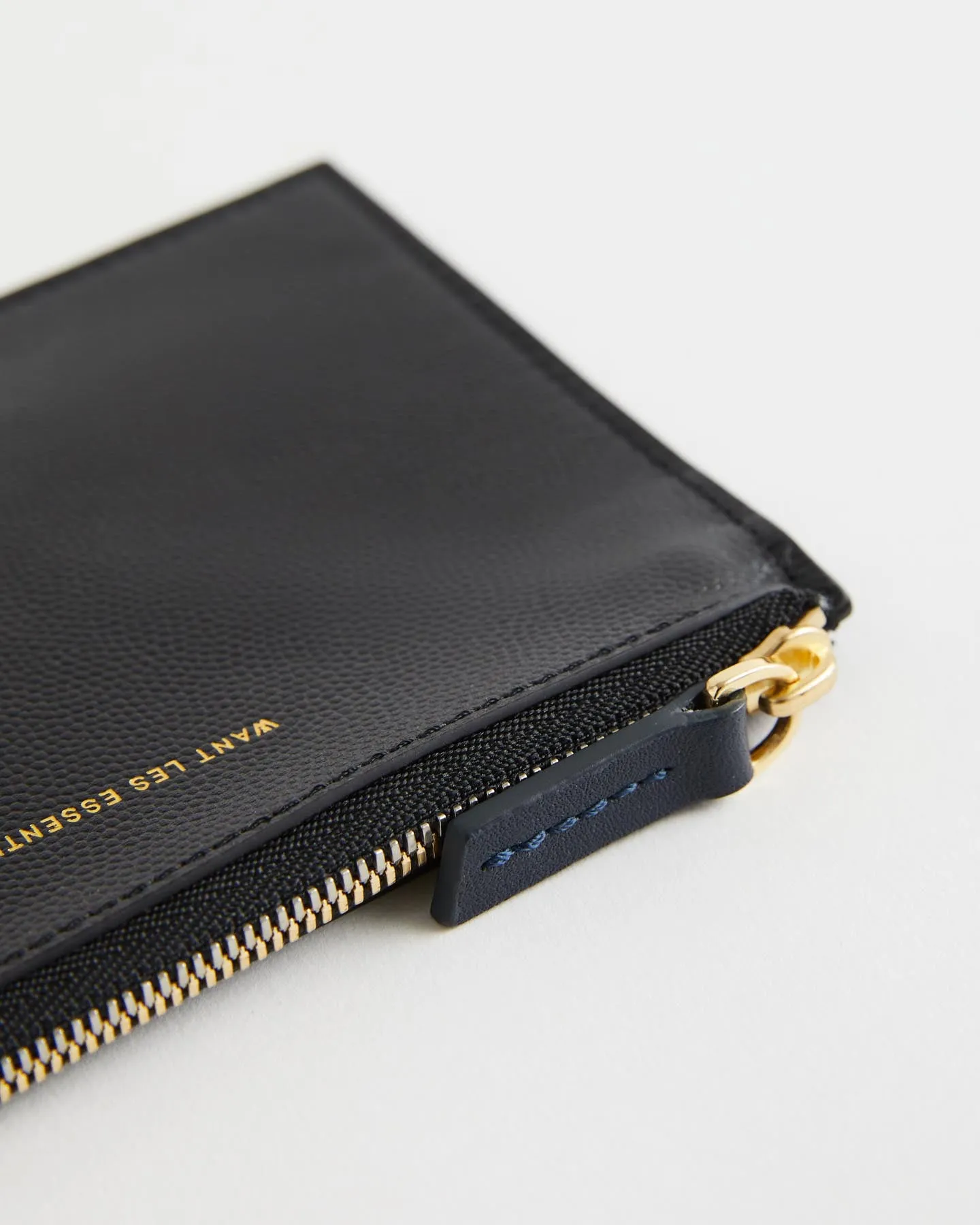 Mini Lawrence Leather Zip Pouch