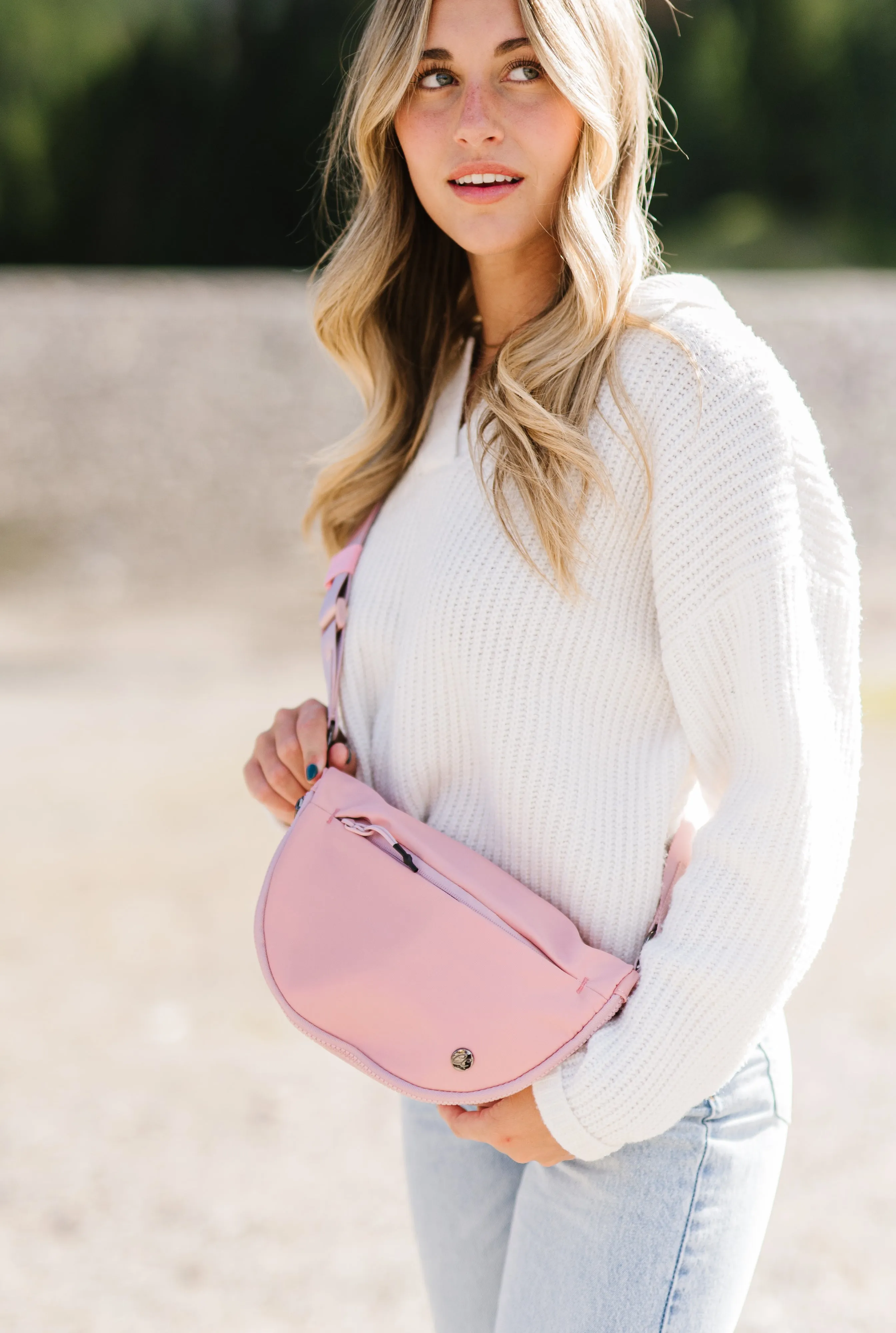 Moon Belt Bag - Blush