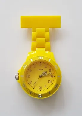 Nurse Quartz Fob Watch - Yellow