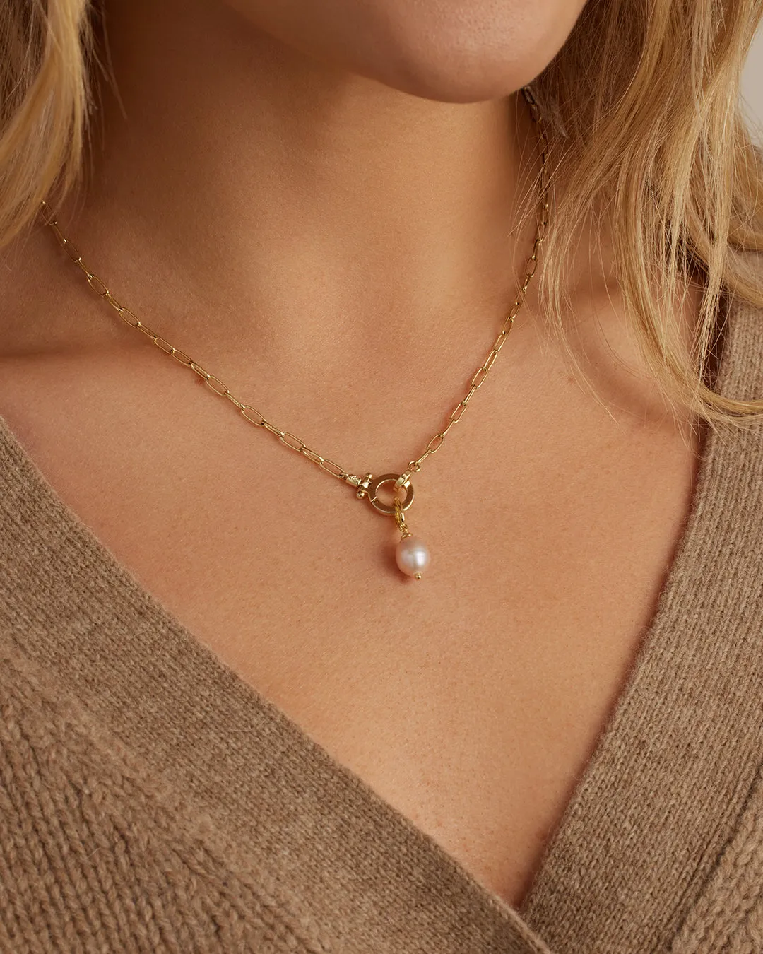 Pink Pearl Parker Charm