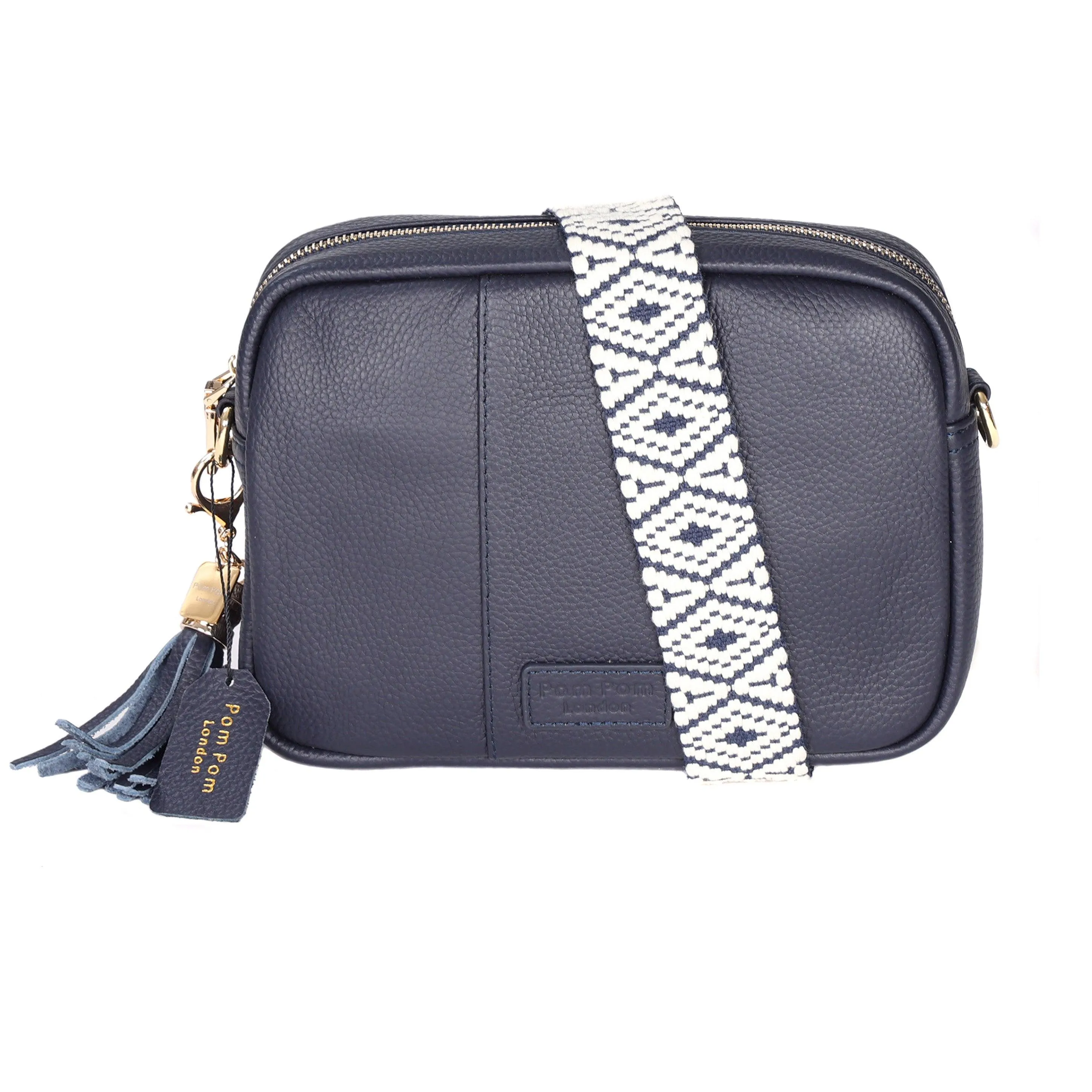 Pom Pom London City Bag Navy