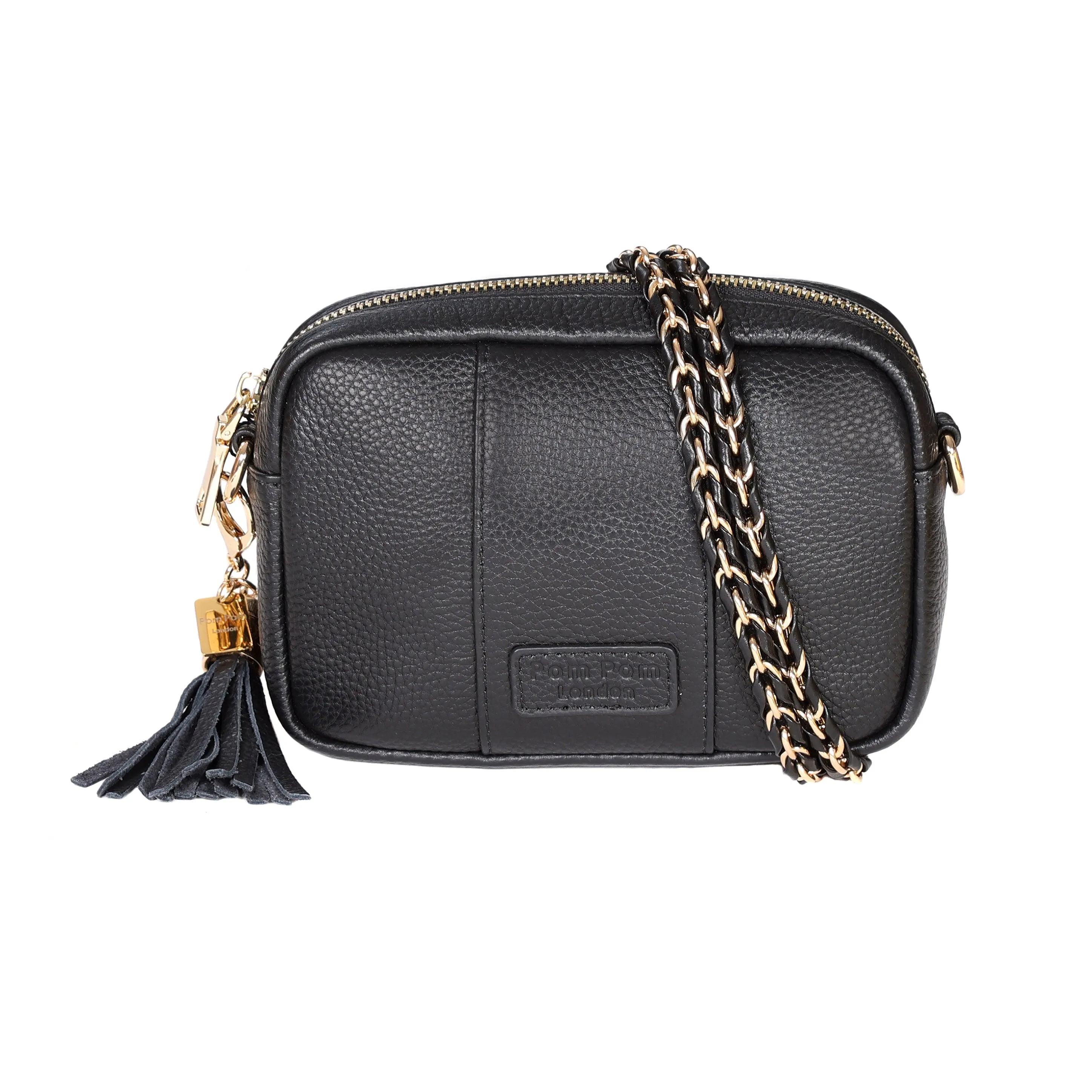 Pom Pom London City MINI Bag Black