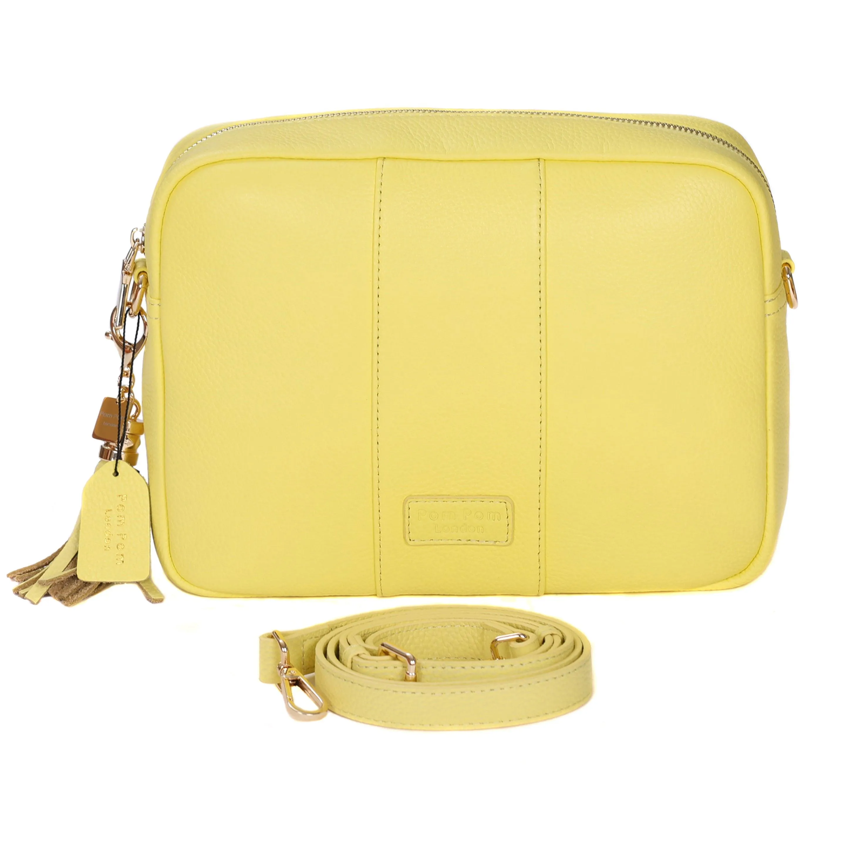 London City Plus Pom Pom Bag - Sherbet Lemon Yellow