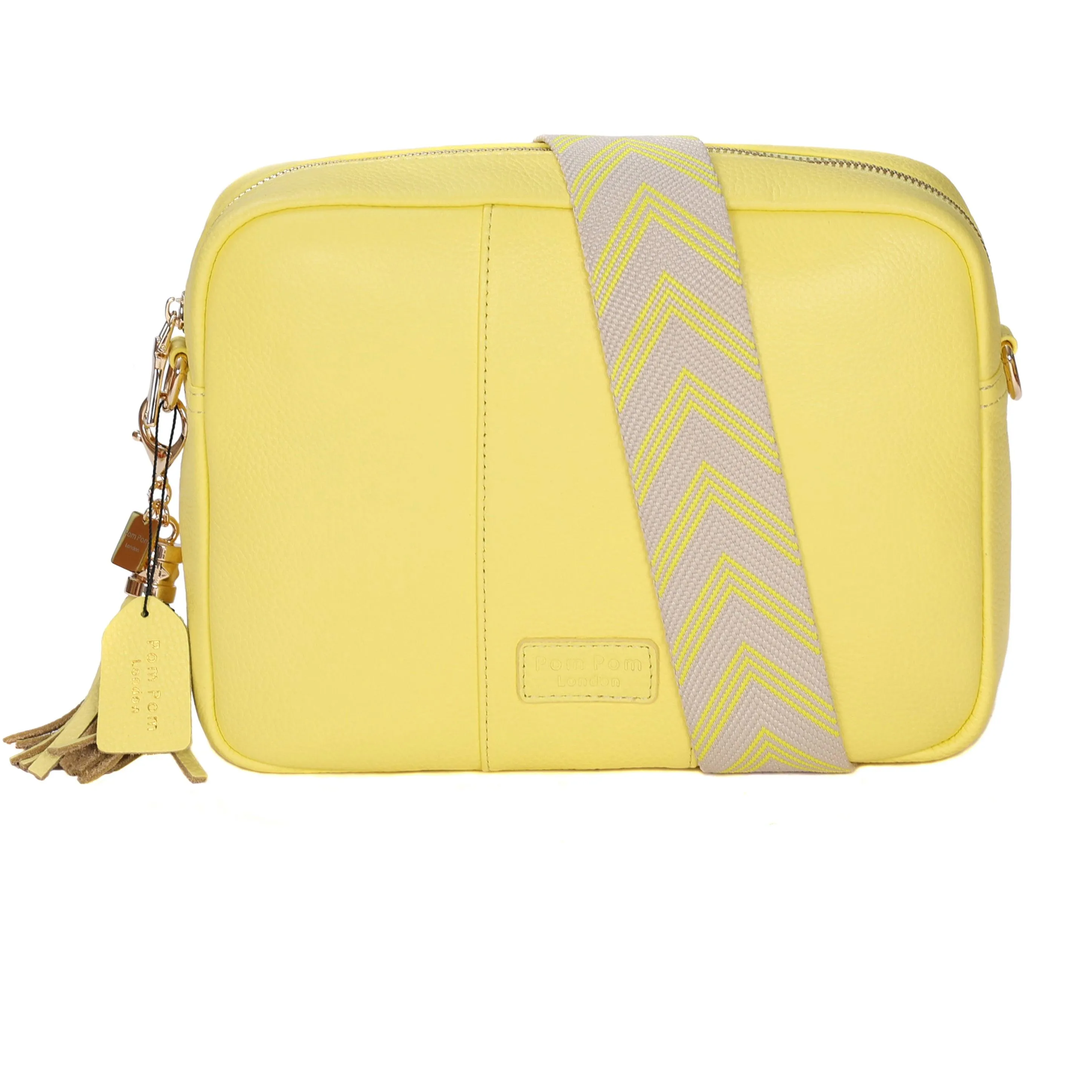 London City Plus Pom Pom Bag - Sherbet Lemon Yellow