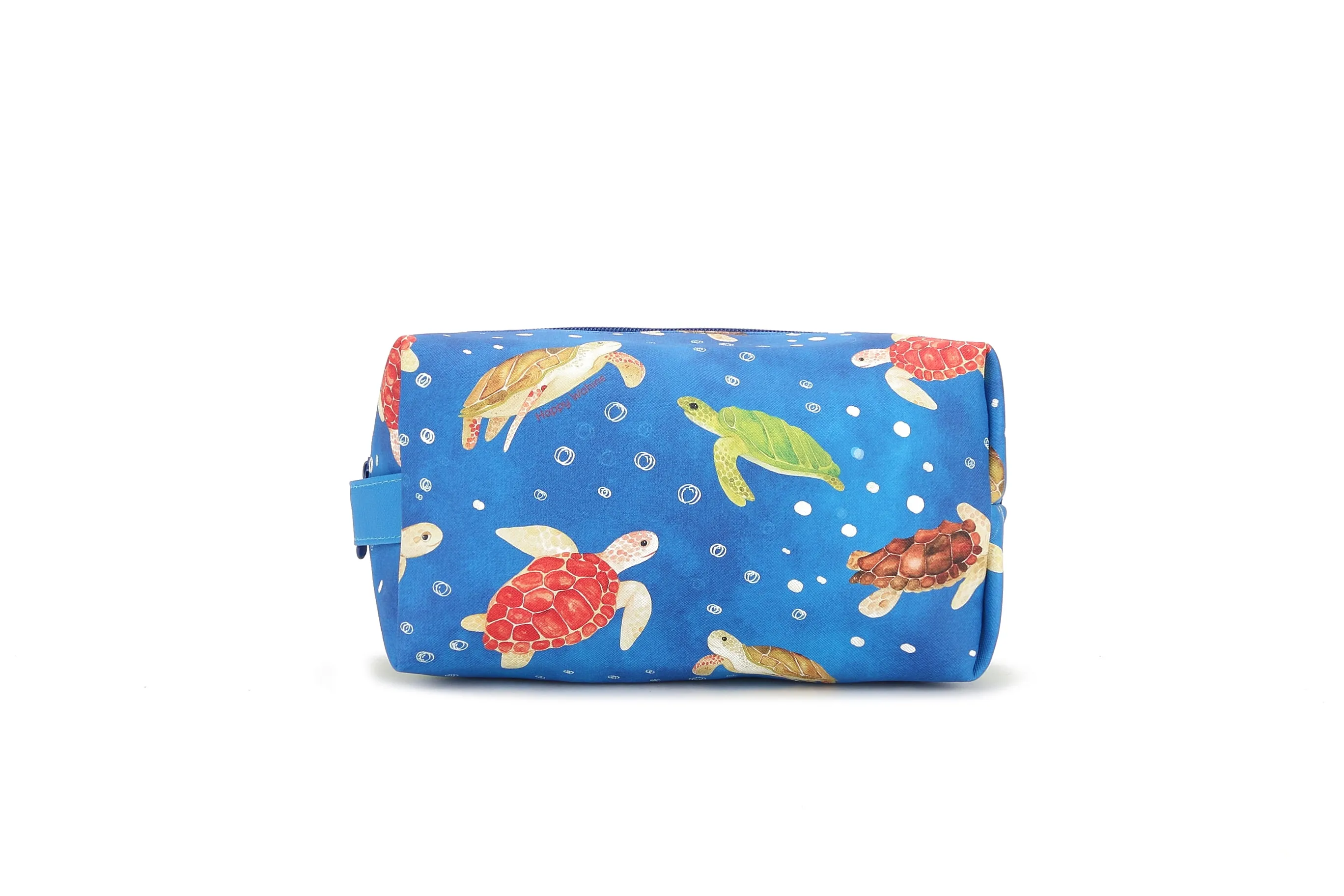 Pouch Cosmetic Local Turtles Blue