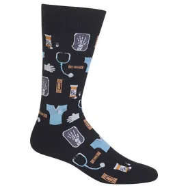 "Medical" Cotton Crew Socks by Hot Sox