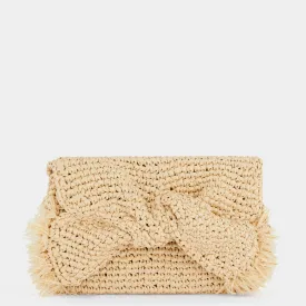 Raffia Bow Clutch