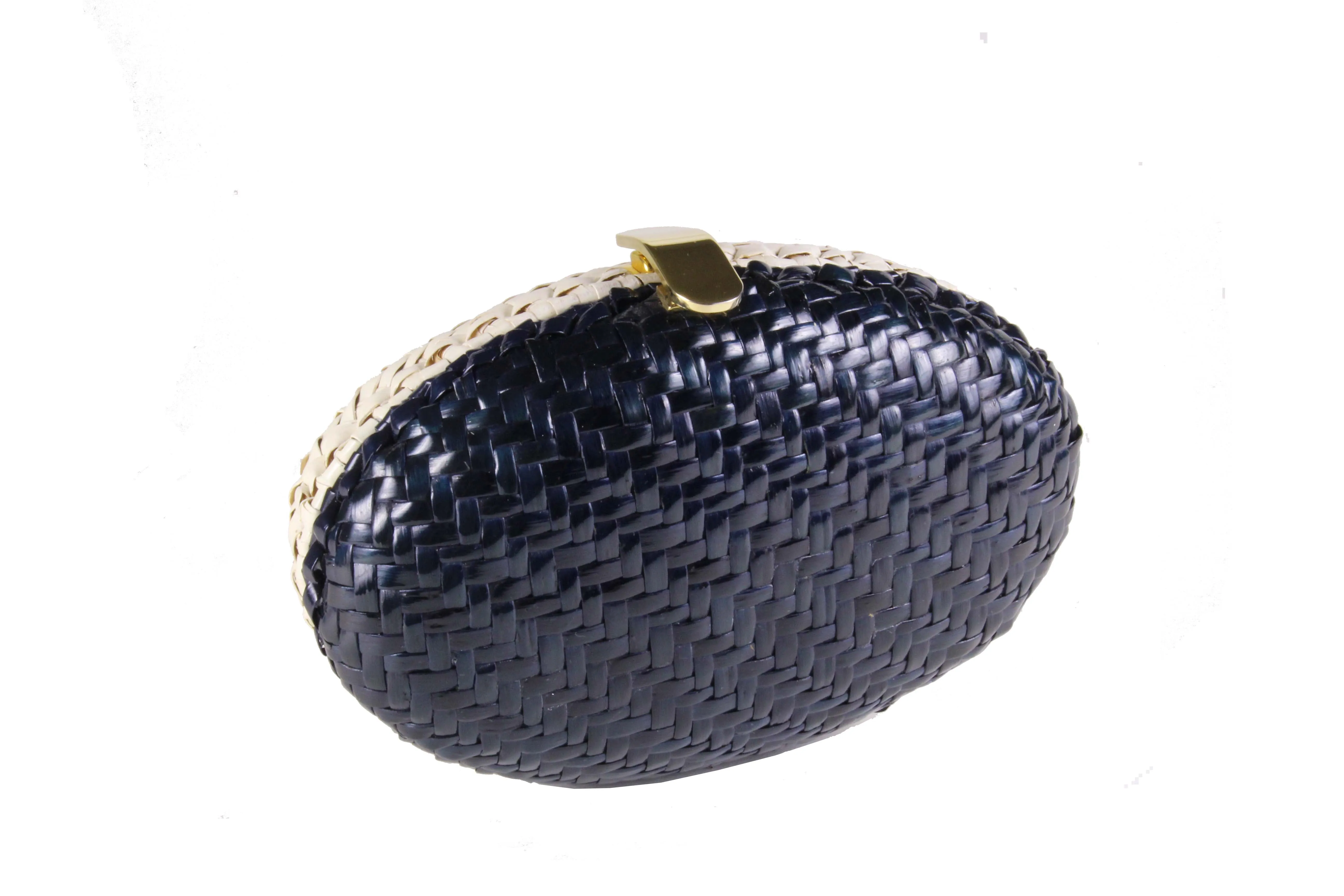 RODO bicolor oval clutch