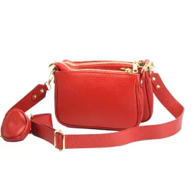 Sesbania leather Shoulder bag