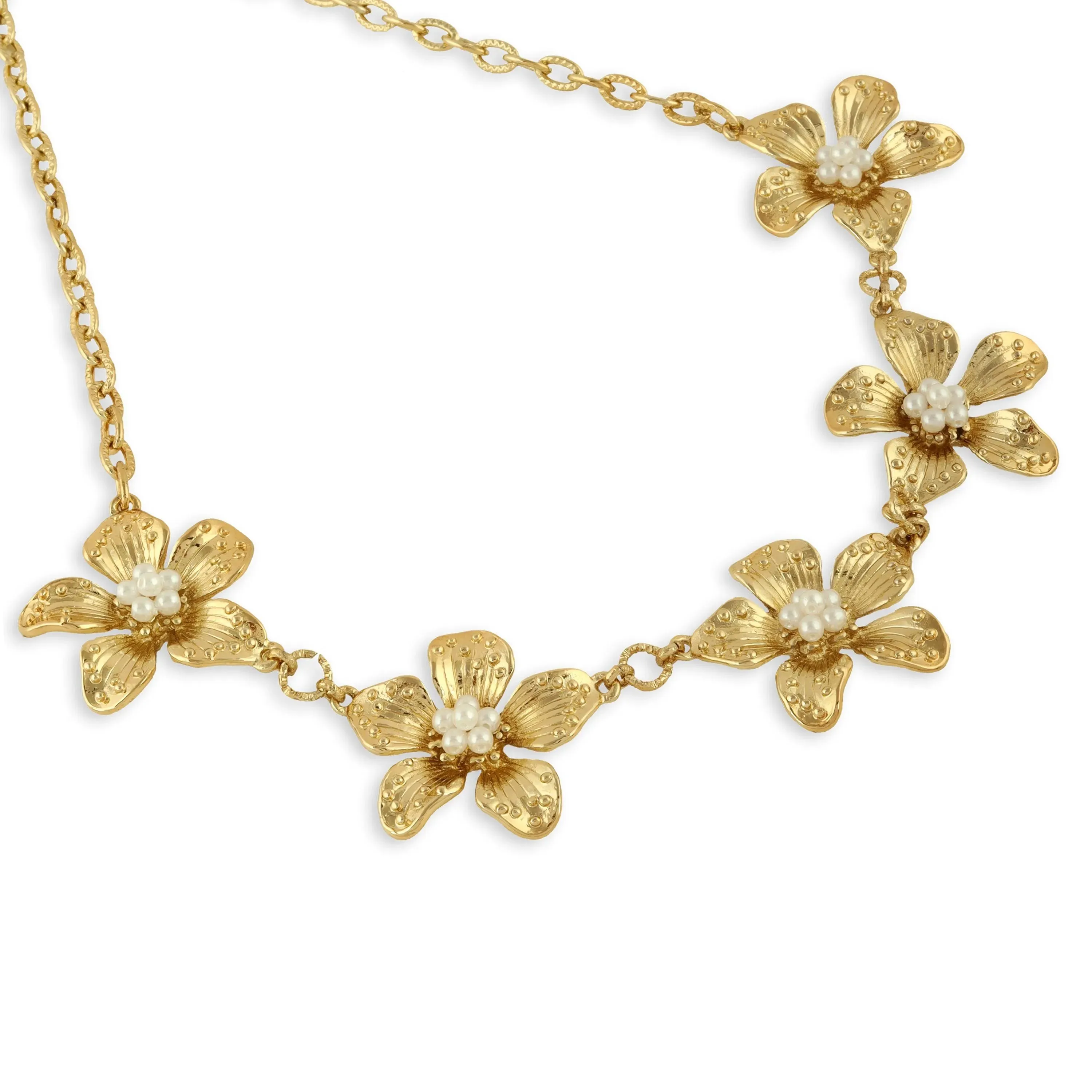 TFC Buttercup Statement Gold Plated Necklace