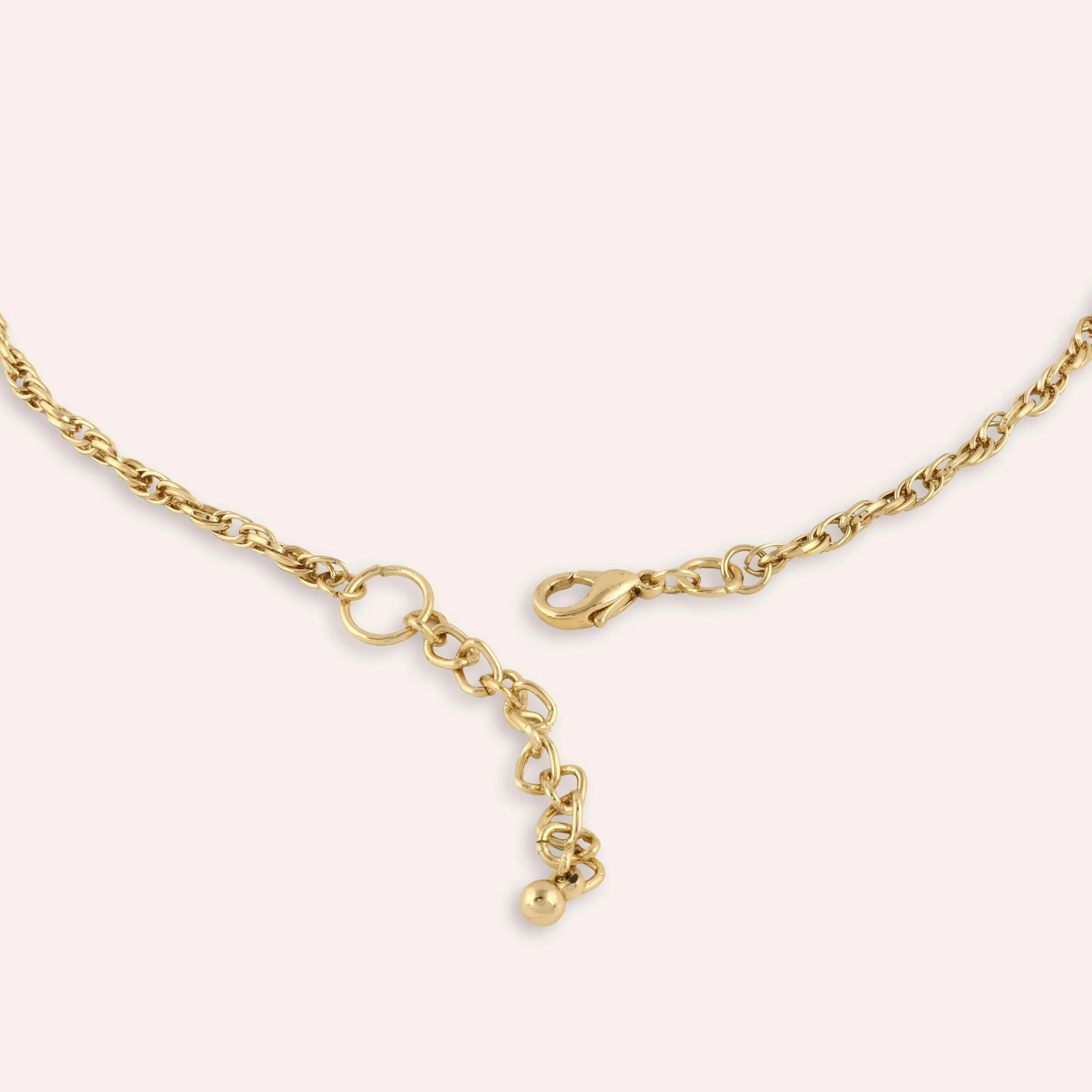 TFC Daisy Gold Plated Pearl Choker Necklace