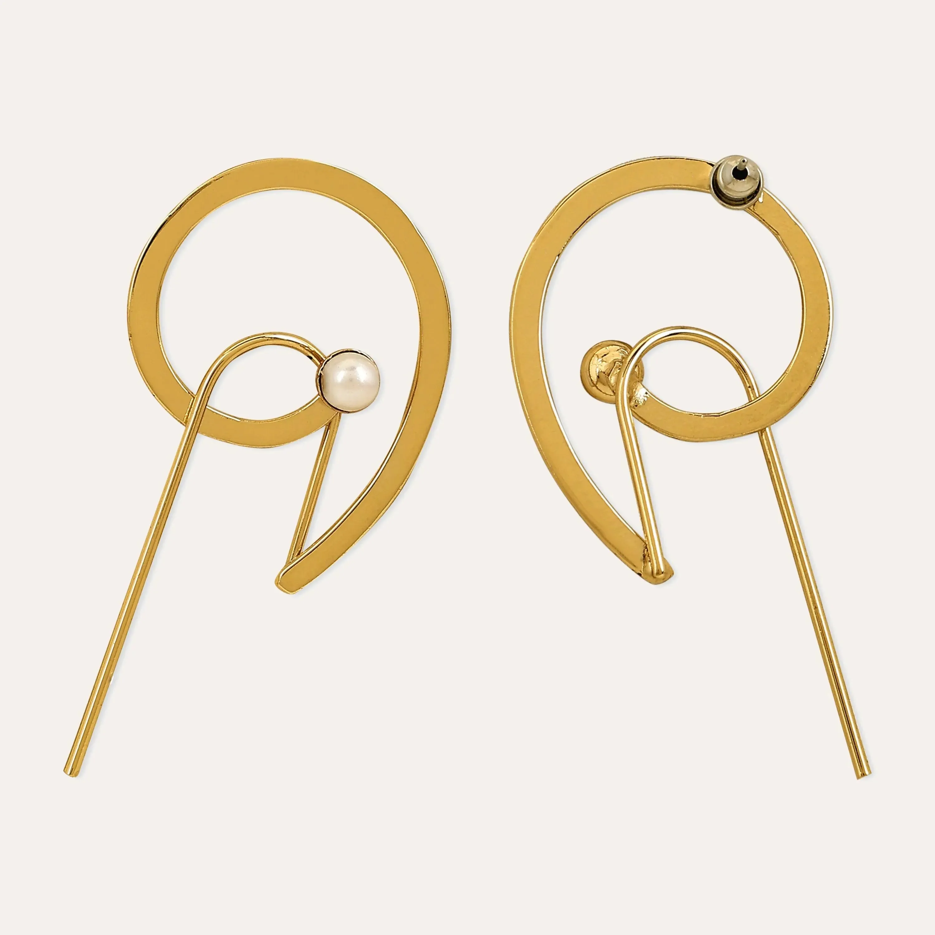 TFC Happy Havoc Gold Plated Dangler Earrings