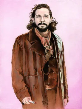 “The War Shia LaBeouf” original oil painting