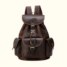 The Worn Whip – Genuine Leather Rucksack