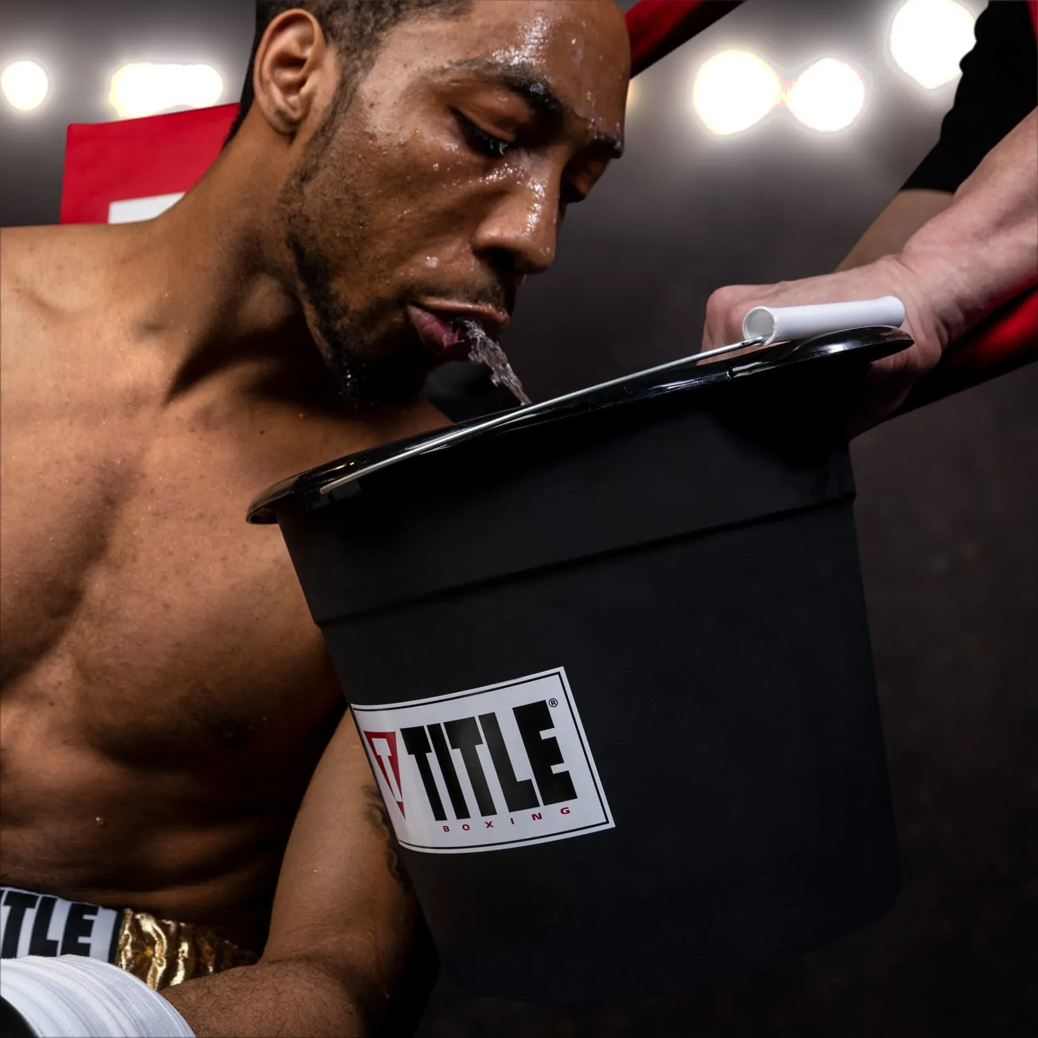 TITLE Boxing Corner Spit Bucket