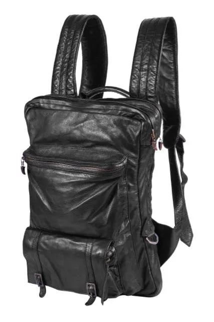 Triple claw back pack - All Leather