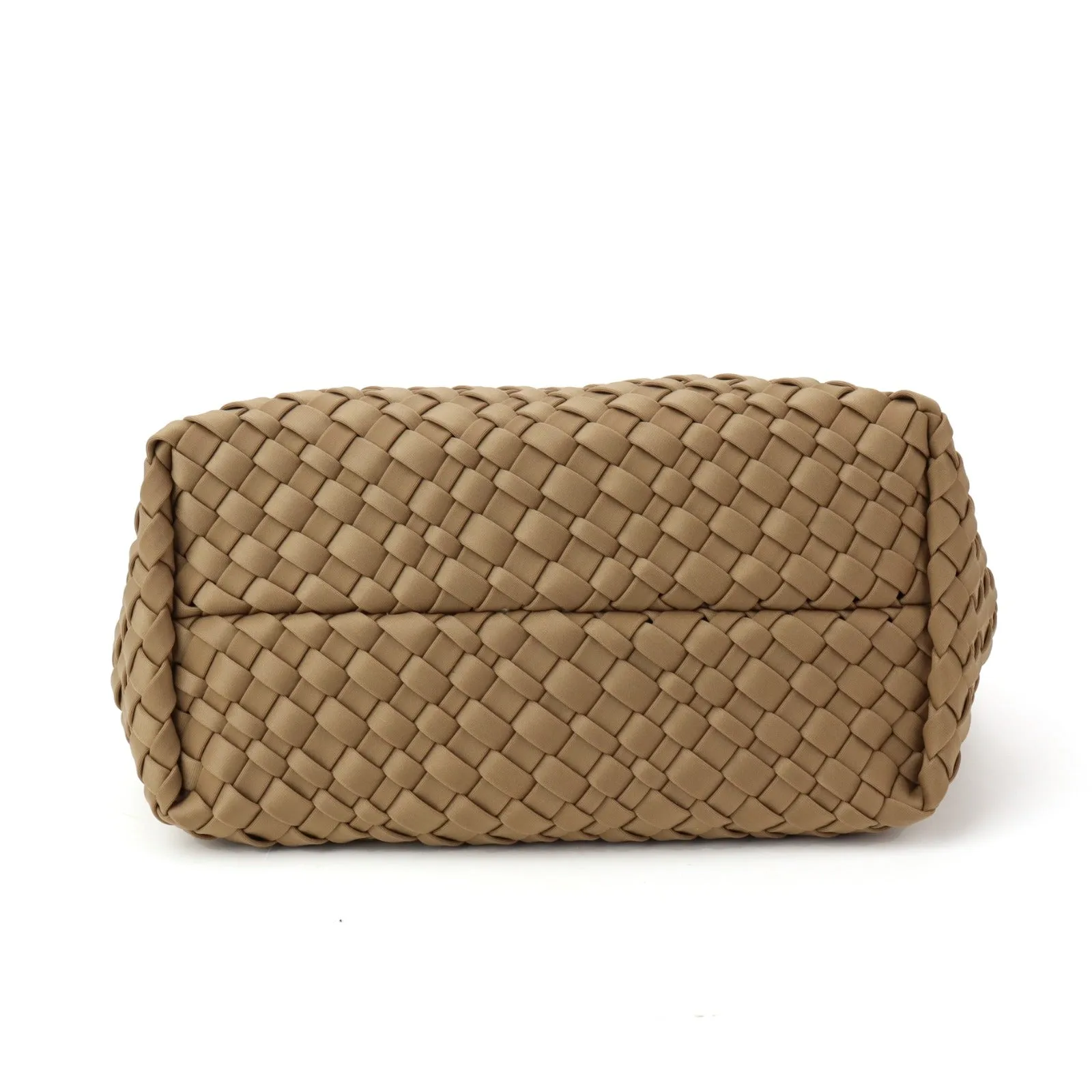 Woven Neoprene Mini Tote - Nude